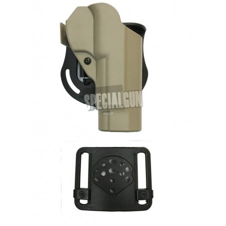 SHOCKWAVE POLYMER BERETTA 92/98 HOLSTER VEGA HOLSTER DESERT