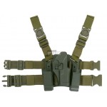 HARD POLYMER CQC HOLSTER GLOCK 17/18/19 GREEN OD
