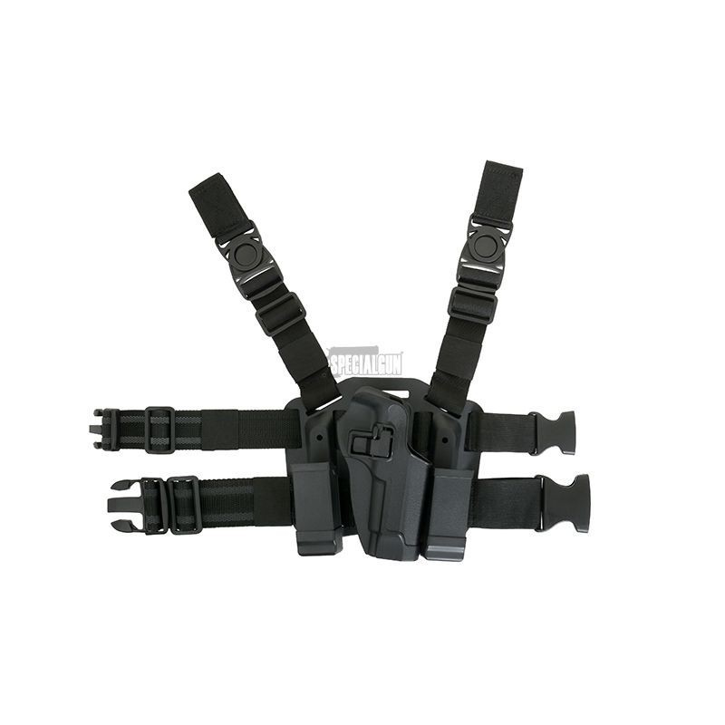 FONDINA RIGIDA COSCIALE POLIMERO CQC BERETTA 92 NERO