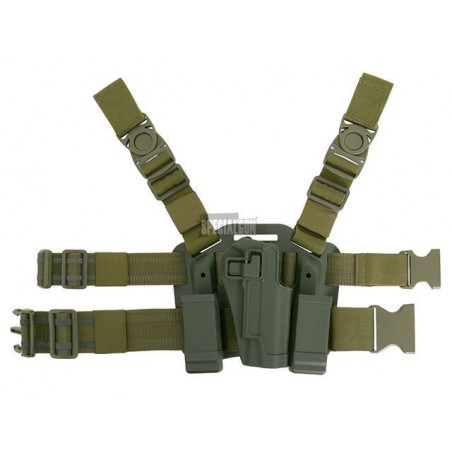 FONDINA RIGIDA COSCIALE POLIMERO CQC 1911 VERDE