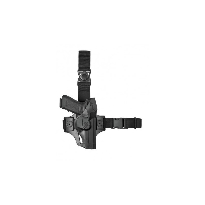 CAMA POLYMER THIGH HOLSTER GLOCK 17/22 VEGA HOLSTER BLACK CAMA POLYMER THIGH HOLSTER GLOCK 17/22 VEGA HOLSTER BLACK
