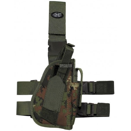 RIGHT MILITARY THIGH HOLSTER MFH VEGETATED