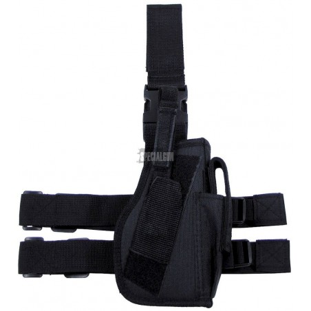 RIGHT MILITARY THIGH HOLSTER MFH BLACK