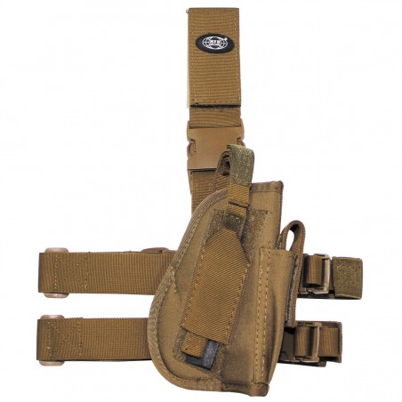 RIGHT MILITARY THIGH HOLSTER MFH COYOTE TAN