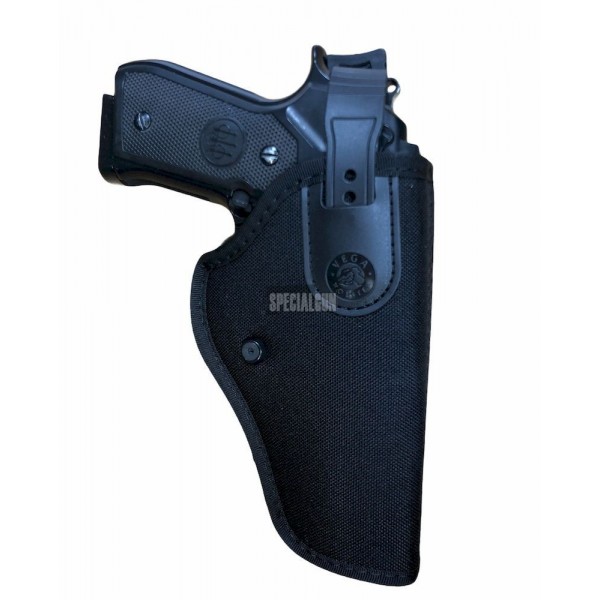 FONDINA 92/98 CINTURA CORDURA ESTRAZIONE RAPIDA VEGA HOLSTER NERO