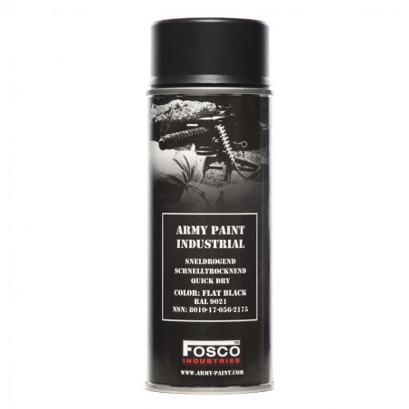 SPRAY PAINT FOR WEAPONS 400 ml FOSCO BLACK