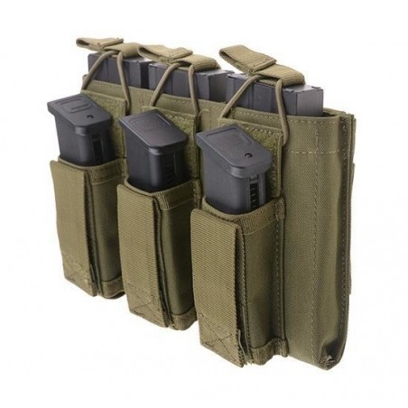 GFC COMBO TRIPLE CARGADORES BOLSILLO 5.56+9mm VERDE