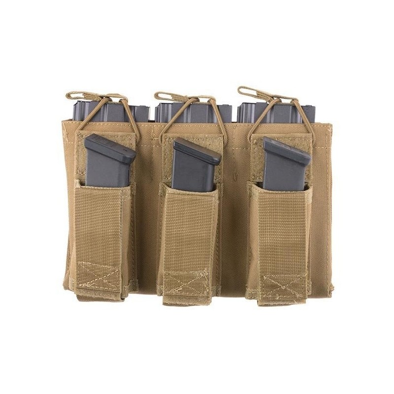 GFC COMBO CARGADOR TRIPLE BOLSILLO 5.56+9mm DESIERTO GFC COMBO CARGADOR TRIPLE BOLSILLO 5.56+9mm DESIERTO