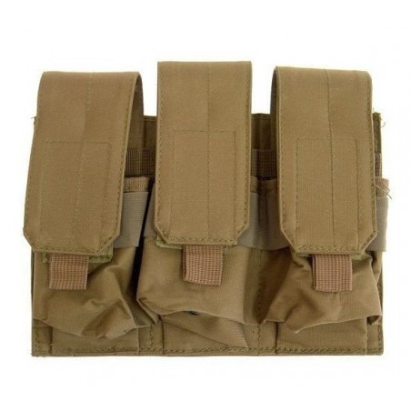 GFC M4/M16 CARGADOR TRIPLE BOLSILLO DESIERTO