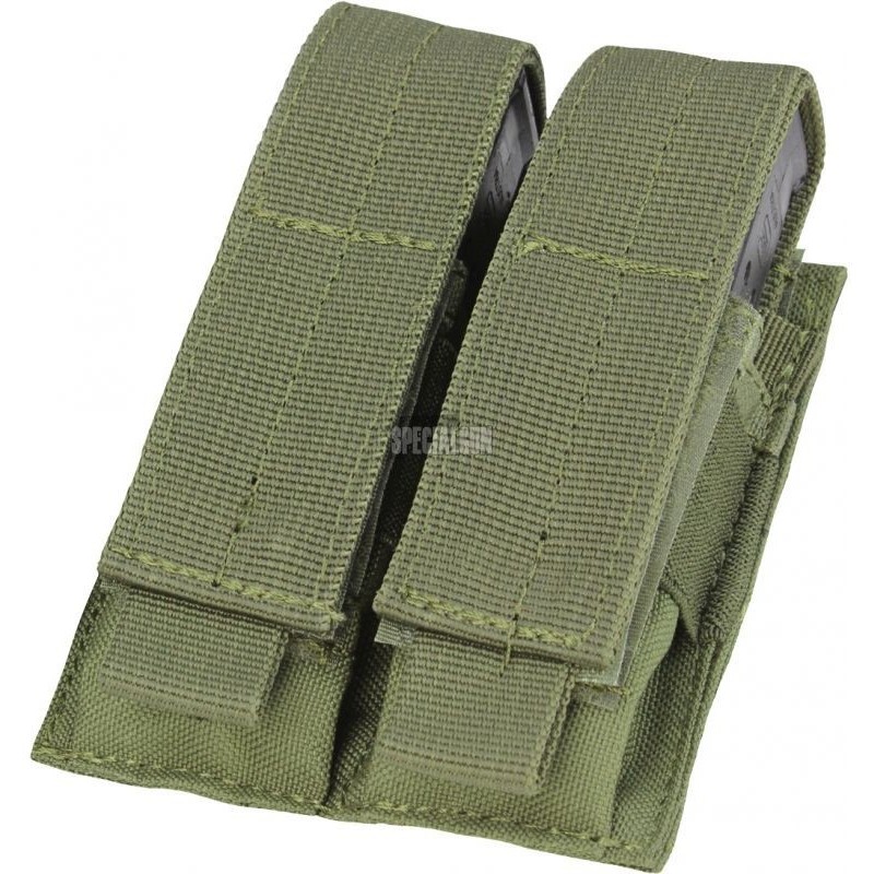 TASCA CARICATORE 9mm DOPPIO CONDOR VERDE OD TASCA CARICATORE 9mm DOPPIO CONDOR VERDE OD