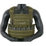 TACTICAL VEST WASACH 8FIELDS VERDE OD TACTICAL VEST WASACH 8FIELDS VERDE OD