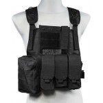 TACTICAL VEST MBSS LASER CUT NERO