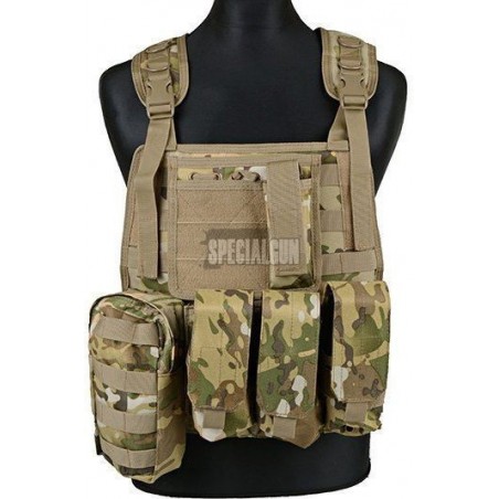 CHALECO TÁCTICO MBSS CORTE LÁSER MULTICAM