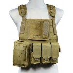 TACTICAL VEST MBSS LASER CUT DESERT