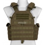 TACTICAL VEST 6094 PLATE CARRIER GFC VERDE OD TACTICAL VEST 6094 PLATE CARRIER GFC VERDE OD