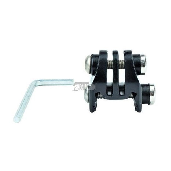 SUPPORTO GO-PRO PER SLITTA DA 20 mm WOSPORT NERO