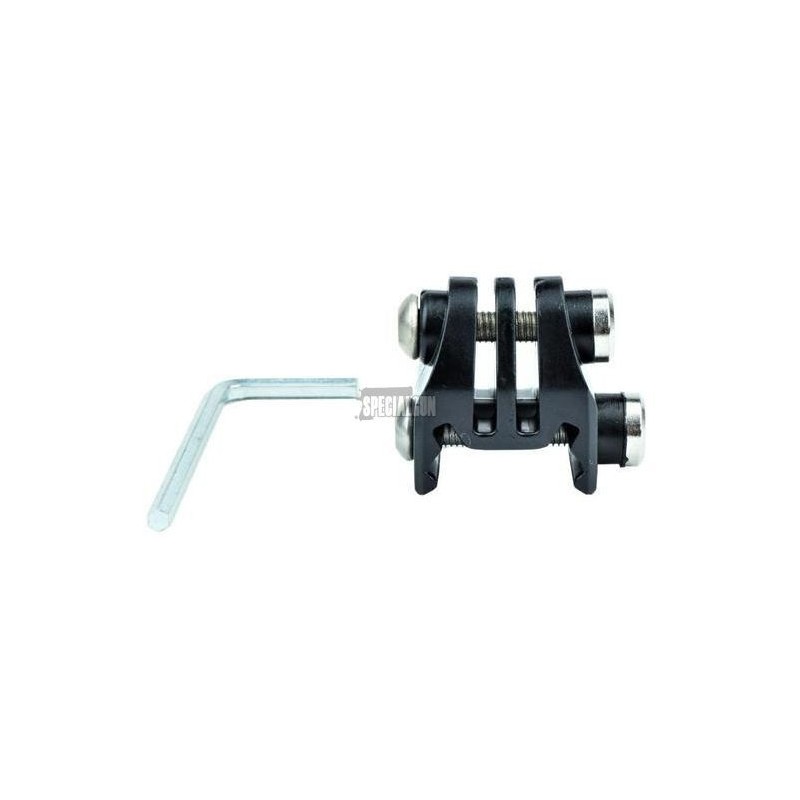 WOSPORT SOPORTE GO-PRO PARA DESLIZADOR DE 20 mm NEGRO