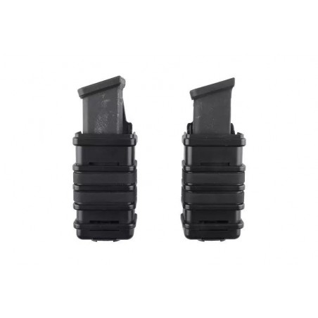 PORTA CARICATORE PISTOLA POLIMERO 2pz NERO PRIMAL GEAR