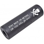 SILENZIATORE 100 x 32 SKULL DOPPIO FILETTO BIG DRAGON NERO SILENZIATORE 100 x 32 SKULL DOPPIO FILETTO BIG DRAGON NERO