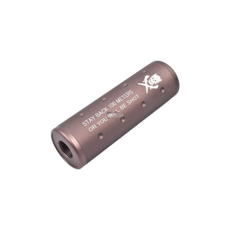 SILENZIATORE 100 x 32 SKULL DOPPIO FILETTO BIG DRAGON BRONZE SILENZIATORE 100 x 32 SKULL DOPPIO FILETTO BIG DRAGON BRONZE