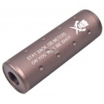 SILENZIATORE 100 x 32 SKULL DOPPIO FILETTO BIG DRAGON BRONZE SILENZIATORE 100 x 32 SKULL DOPPIO FILETTO BIG DRAGON BRONZE
