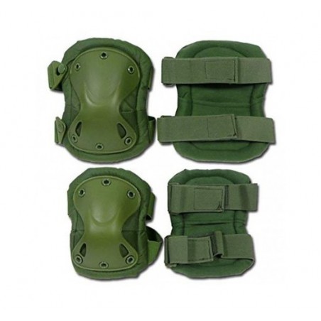 KNEE AND ELBOW PADS SET EXAGON GREEN OD