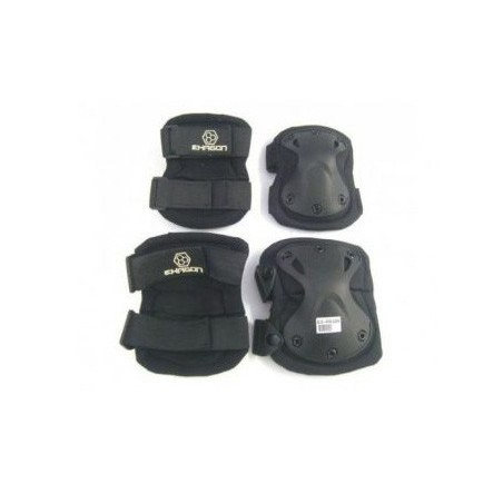 SET GINOCCHIERE E GOMITIERE EXAGON NERO