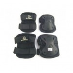 KNEE AND ELBOW PADS SET EXAGON BLACK KNEE AND ELBOW PADS SET EXAGON BLACK