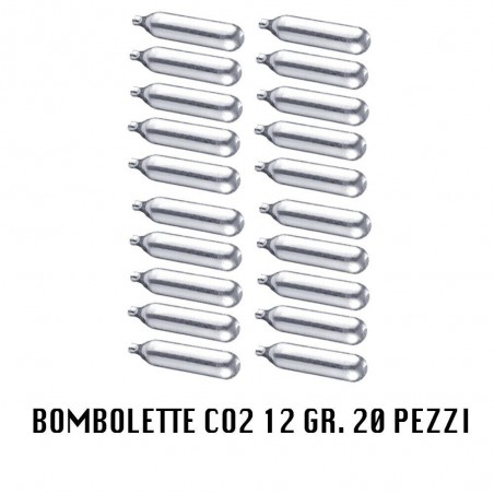 20 Bombolette CO2 12 gr. per Softair