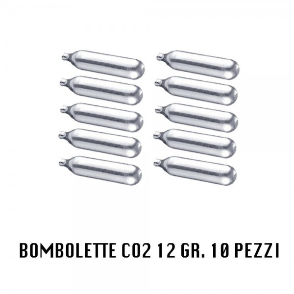 10 Bombolette CO2 12g per softair