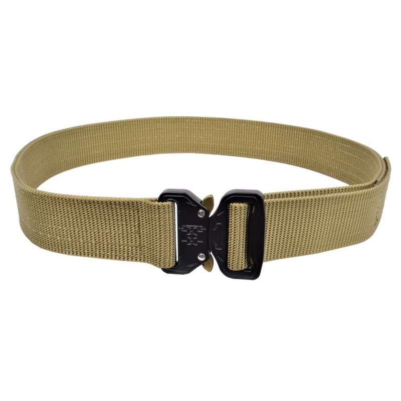 CINTURA TATTICA FIBBIA SGANCIO RAPIDO IN METALLO JS-TACTICAL COYOTE CINTURA TATTICA FIBBIA SGANCIO RAPIDO IN METALLO JS-TACTICAL COYOTE