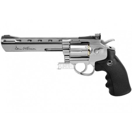 REVOLVER DAN WESSON 6" CO2 FULL METAL SILVER