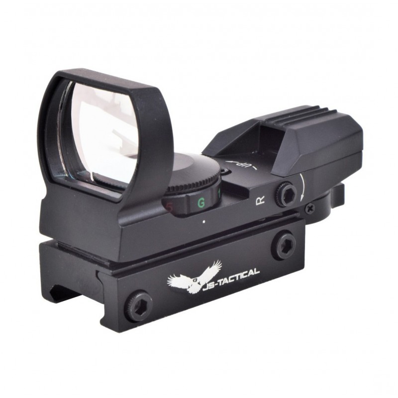RED DOT REFLEX 15X35 RED/GREEN JS-TACTICAL BLACK RED DOT REFLEX 15X35 RED/GREEN JS-TACTICAL BLACK