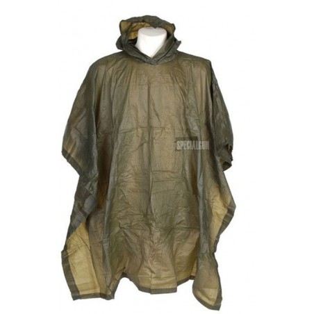 LIGHTWEIGHT WATERPROOF PONCHO FOSCO GREEN OD