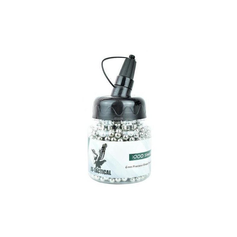 BOLAS DE ACERO 6 mm 1000 unid JS-TACTICAL BOLAS DE ACERO 6 mm 1000 unid JS-TACTICAL