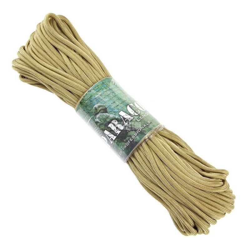 Cuerda paracord 3 mm. 30 METROS 101 INC DESIERTO Cuerda paracord 3 mm. 30 METROS 101 INC DESIERTO