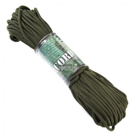 Cuerda paracord 3 mm 30 METROS 101 INC VERDE