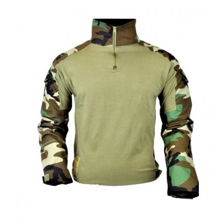 CAMISA DE COMBATE WOODLAND JS-WARRIOR