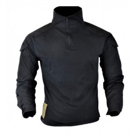 COMBAT SHIRT NERO JS-WARRIOR