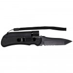 CUCHILLO DE SUPERVIVENCIA 4 EN 1 RESELLABLE MFH