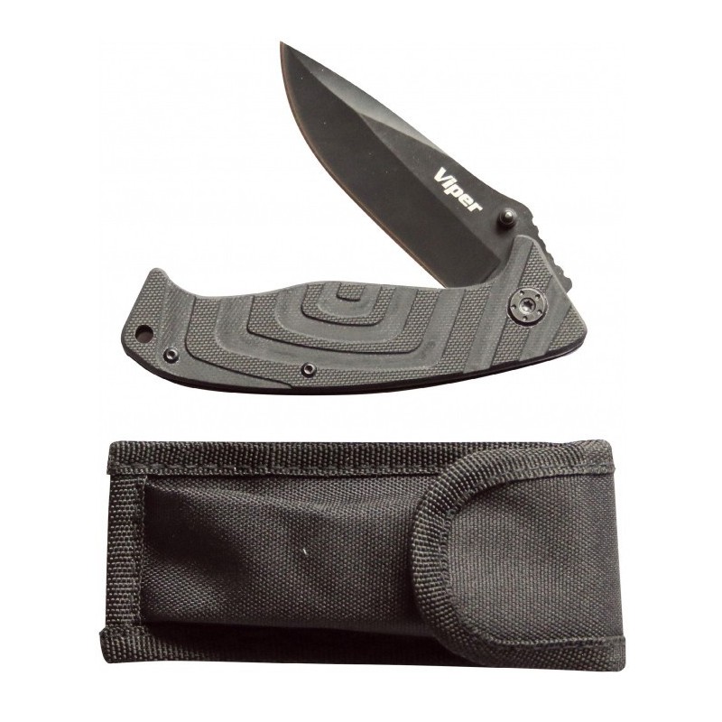 CUCHILLO NEGRO DE RECONOCIMIENTO VIPER CUCHILLO PLEGABLE CUCHILLO NEGRO DE RECONOCIMIENTO VIPER CUCHILLO PLEGABLE