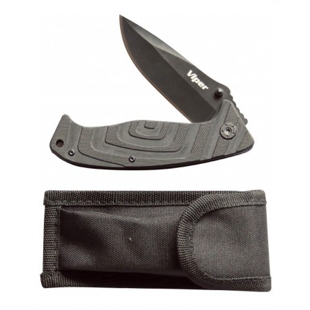 CUCHILLO NEGRO DE RECONOCIMIENTO VIPER CUCHILLO PLEGABLE