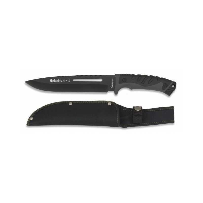COLTELLO RIBELION I LAMA FISSA ALBAINOX NERO COLTELLO RIBELION I LAMA FISSA ALBAINOX NERO