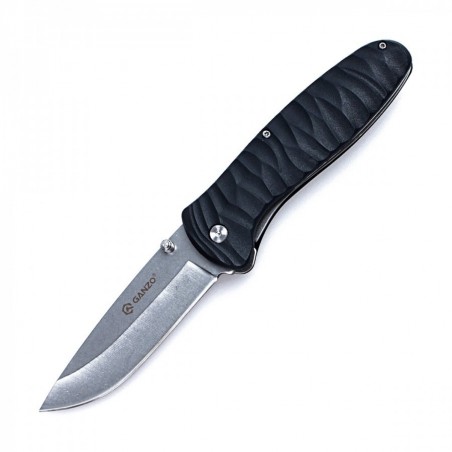 GANZO CUCHILLO G10 PLEGABLE NEGRO