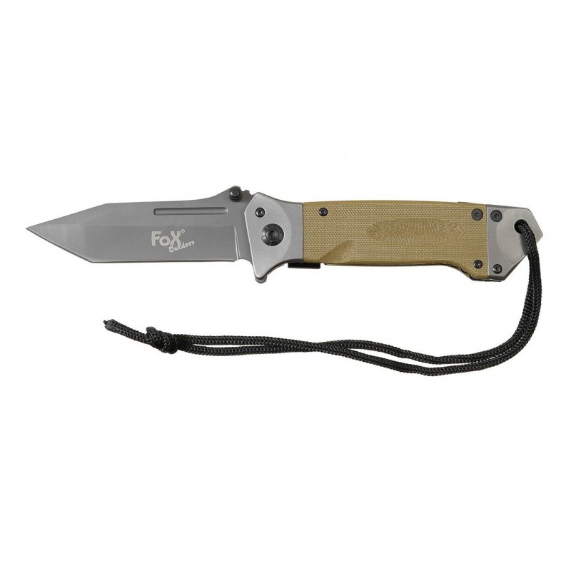 COLTELLO G10 LAMA TANTO RICHIUDIBILE FOX DESERT COLTELLO G10 LAMA TANTO RICHIUDIBILE FOX DESERT