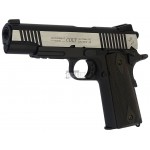 COLT 1911 RAIL GUN SERIES CO2 BLOWBACK FULL METAL CYBERGUN DUAL TONE COLT 1911 RAIL GUN SERIES CO2 BLOWBACK FULL METAL CYBERGUN DUAL TONE
