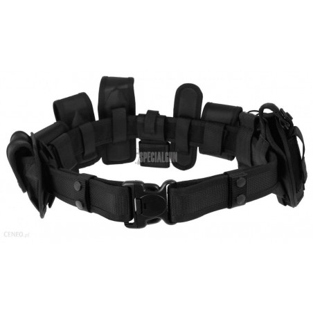 CINTURONE SECURITY ACCESSORIATO MFH NERO