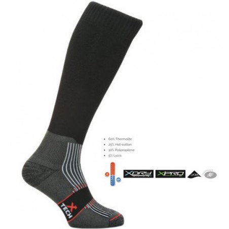 WARRIOR XTECH THERMAL TECHNICAL SOCKS BLACK