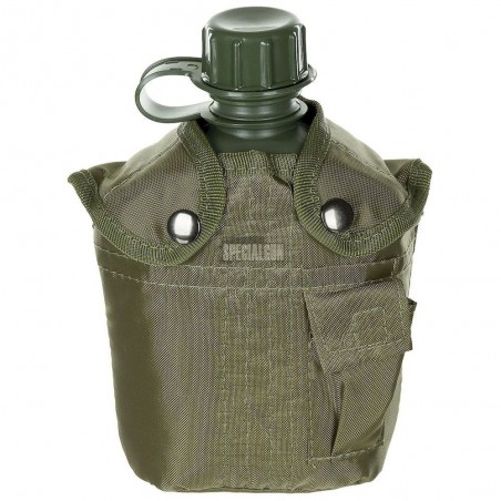 BOTELLA MILITAR 1 litro MFH  VERDE