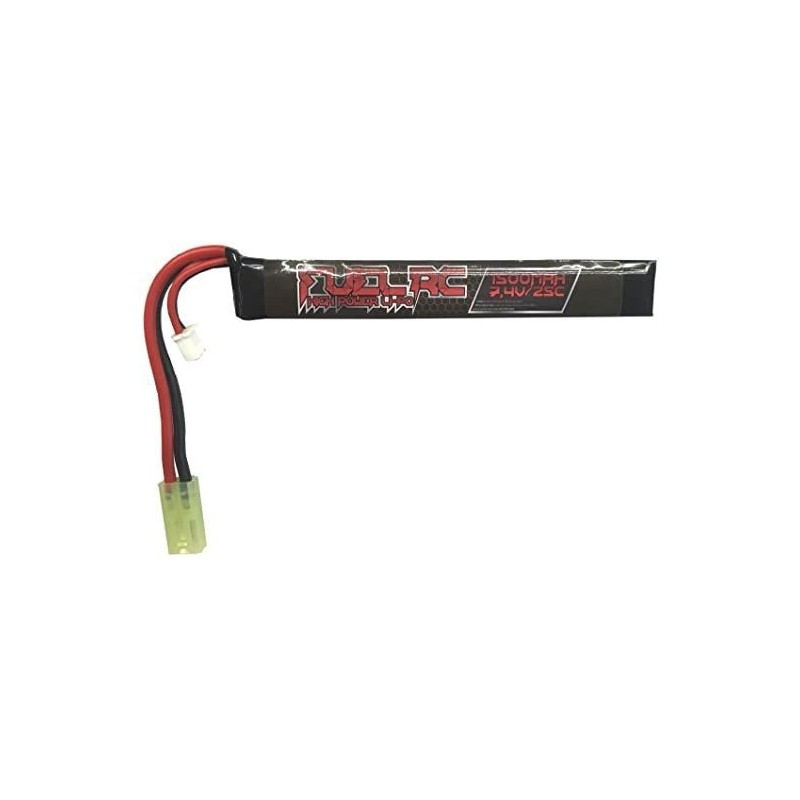 BATERIA LIPO 7.4V 1500 mAH 25C FUEL BATERIA LIPO 7.4V 1500 mAH 25C FUEL